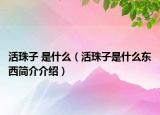 活珠子 是什么（活珠子是什么東西簡介介紹）