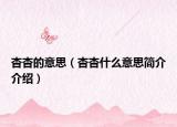 杳杳的意思（杳杳什么意思簡介介紹）