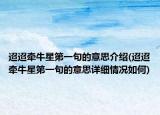 迢迢牽牛星第一句的意思介紹(迢迢牽牛星第一句的意思詳細(xì)情況如何)