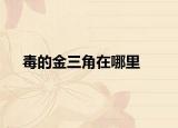 毒的金三角在哪里