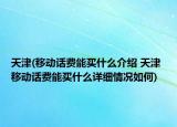 天津(移動話費能買什么介紹 天津 移動話費能買什么詳細情況如何)