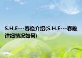 S.H.E---春晚介紹(S.H.E---春晚詳細(xì)情況如何)