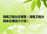 湖南衛(wèi)視臺(tái)在哪里（湖南衛(wèi)視臺(tái)具體在哪簡(jiǎn)介介紹）