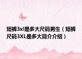 短褲3xl是多大尺碼男生（短褲尺碼3XL是多大簡(jiǎn)介介紹）
