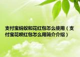 支付寶螞蟻和花紅包怎么使用（支付寶花唄紅包怎么用簡介介紹）