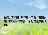 臺電c300和c320哪一個好介紹(臺電c300和c320哪一個好詳細情況如何)