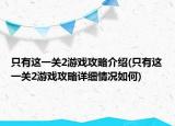 只有這一關2游戲攻略介紹(只有這一關2游戲攻略詳細情況如何)