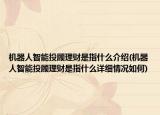 機器人智能投顧理財是指什么介紹(機器人智能投顧理財是指什么詳細情況如何)