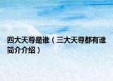 四大天尊是誰（三大天尊都有誰簡介介紹）