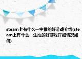 steam上有什么一生推的好游戲介紹(steam上有什么一生推的好游戲詳細(xì)情況如何)