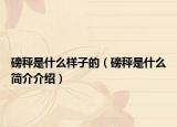 磅秤是什么樣子的（磅秤是什么簡介介紹）