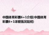 中國體育彩票6+1介紹(中國體育彩票6+1詳細情況如何)