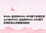 M4A1-戰(zhàn)龍和M4A1-RED那個好有區(qū)別么介紹(M4A1-戰(zhàn)龍和M4A1-RED那個好有區(qū)別么詳細(xì)情況如何)