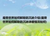 魔獸世界如何解除防沉迷介紹(魔獸世界如何解除防沉迷詳細(xì)情況如何)