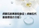 虎眼石的寓意和象征（虎睛石代表意思簡介介紹）