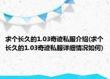 求個長久的1.03奇跡私服介紹(求個長久的1.03奇跡私服詳細(xì)情況如何)