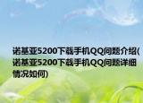 諾基亞5200下載手機(jī)QQ問(wèn)題介紹(諾基亞5200下載手機(jī)QQ問(wèn)題詳細(xì)情況如何)