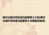摩爾莊園中怎樣成為勛章騎士介紹(摩爾莊園中怎樣成為勛章騎士詳細(xì)情況如何)