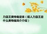 力霸王奧特曼是誰（超人力霸王是什么奧特曼簡介介紹）