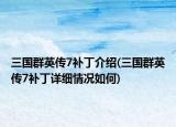 三國群英傳7補(bǔ)丁介紹(三國群英傳7補(bǔ)丁詳細(xì)情況如何)