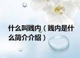 什么叫賤內（賤內是什么簡介介紹）