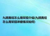 九陰真經(jīng)怎么用架招介紹(九陰真經(jīng)怎么用架招詳細(xì)情況如何)