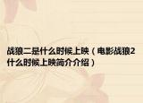 戰(zhàn)狼二是什么時(shí)候上映（電影戰(zhàn)狼2什么時(shí)候上映簡(jiǎn)介介紹）