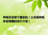 種植牙是哪個(gè)國(guó)家的（士卓曼種植體是哪國(guó)的簡(jiǎn)介介紹）
