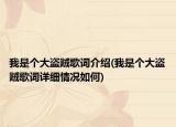 我是個大盜賊歌詞介紹(我是個大盜賊歌詞詳細情況如何)