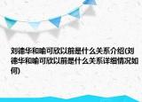 劉德華和喻可欣以前是什么關(guān)系介紹(劉德華和喻可欣以前是什么關(guān)系詳細(xì)情況如何)
