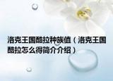 洛克王國(guó)酷拉種族值（洛克王國(guó)酷拉怎么得簡(jiǎn)介介紹）