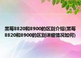 黑莓8820和8900的區(qū)別介紹(黑莓8820和8900的區(qū)別詳細情況如何)
