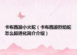 卡布西游小火蛇（卡布西游烈焰蛇怎么超進(jìn)化簡(jiǎn)介介紹）