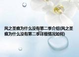 風(fēng)之圣痕為什么沒有第二季介紹(風(fēng)之圣痕為什么沒有第二季詳細(xì)情況如何)