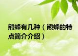 熊蜂有幾種（熊蜂的特點(diǎn)簡(jiǎn)介介紹）
