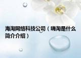 海淘網(wǎng)絡(luò)科技公司（嗨淘是什么簡介介紹）