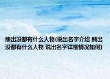熊出沒都有什么人物(說出名字介紹 熊出沒都有什么人物 說出名字詳細(xì)情況如何)