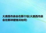 大唐西市廟會在那介紹(大唐西市廟會在那詳細(xì)情況如何)