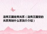 洛克王國誰克光系（洛克王國里的光系克制什么系簡介介紹）