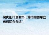 烤肉配什么調料（烤肉需要哪些佐料簡介介紹）
