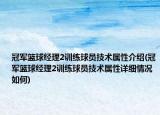 冠軍籃球經(jīng)理2訓(xùn)練球員技術(shù)屬性介紹(冠軍籃球經(jīng)理2訓(xùn)練球員技術(shù)屬性詳細(xì)情況如何)