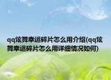 qq炫舞幸運(yùn)碎片怎么用介紹(qq炫舞幸運(yùn)碎片怎么用詳細(xì)情況如何)