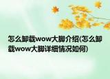 怎么卸載wow大腳介紹(怎么卸載wow大腳詳細(xì)情況如何)