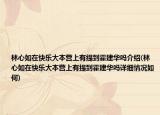 林心如在快樂(lè)大本營(yíng)上有提到霍建華嗎介紹(林心如在快樂(lè)大本營(yíng)上有提到霍建華嗎詳細(xì)情況如何)
