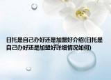 日托是自己辦好還是加盟好介紹(日托是自己辦好還是加盟好詳細情況如何)