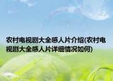 農(nóng)村電視劇大全感人片介紹(農(nóng)村電視劇大全感人片詳細(xì)情況如何)