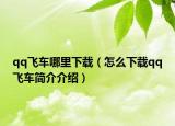 qq飛車哪里下載（怎么下載qq飛車簡介介紹）
