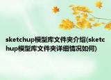 sketchup模型庫文件夾介紹(sketchup模型庫文件夾詳細情況如何)