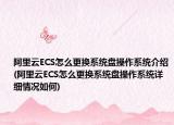 阿里云ECS怎么更換系統(tǒng)盤操作系統(tǒng)介紹(阿里云ECS怎么更換系統(tǒng)盤操作系統(tǒng)詳細(xì)情況如何)