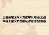 王者榮耀無限火力在哪玩介紹(王者榮耀無限火力在哪玩詳細情況如何)
